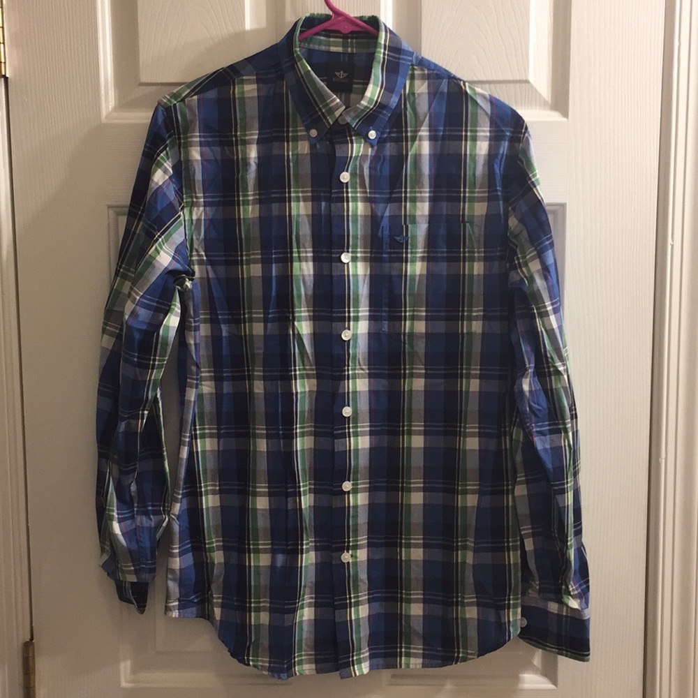 Dockers Men’s small long sleeve button-down shirt